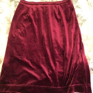 ModCloth velvet skirt